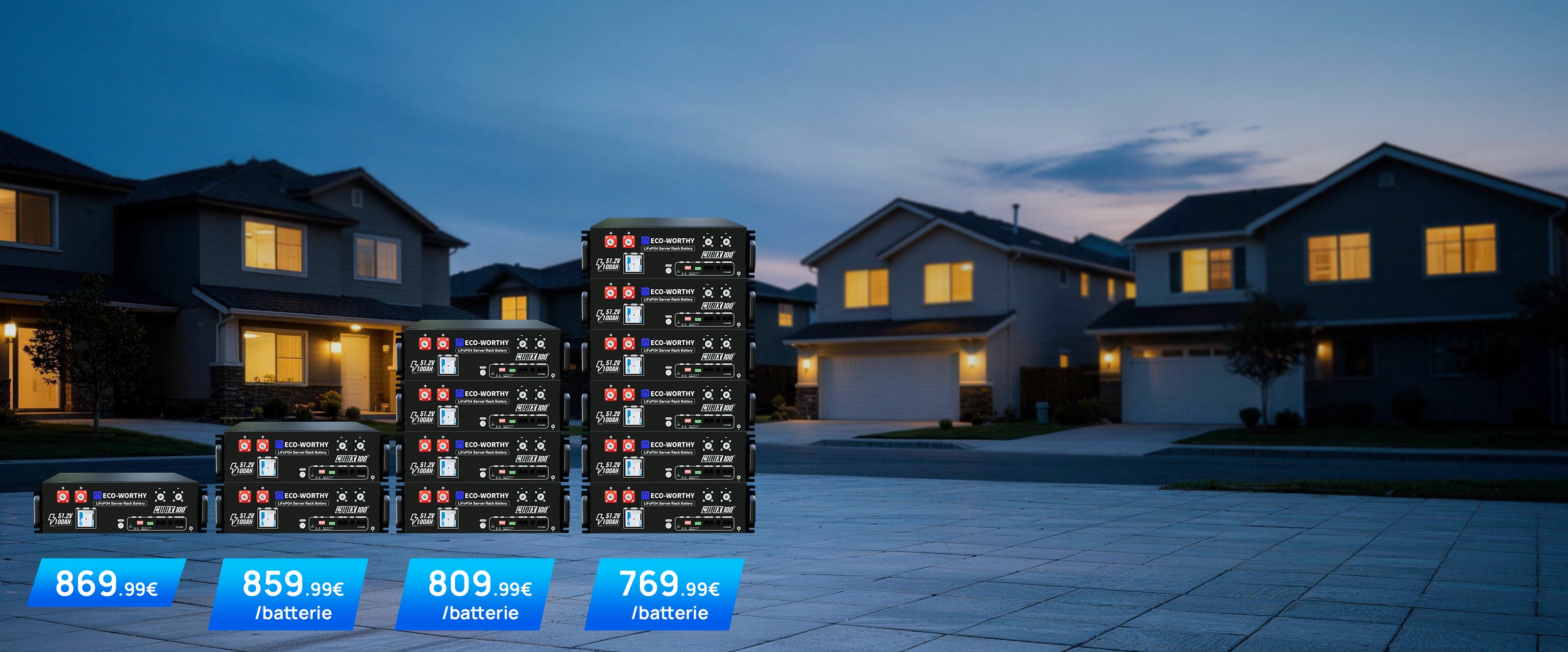 Batterie rackable Eco-Worthy CUBIX100