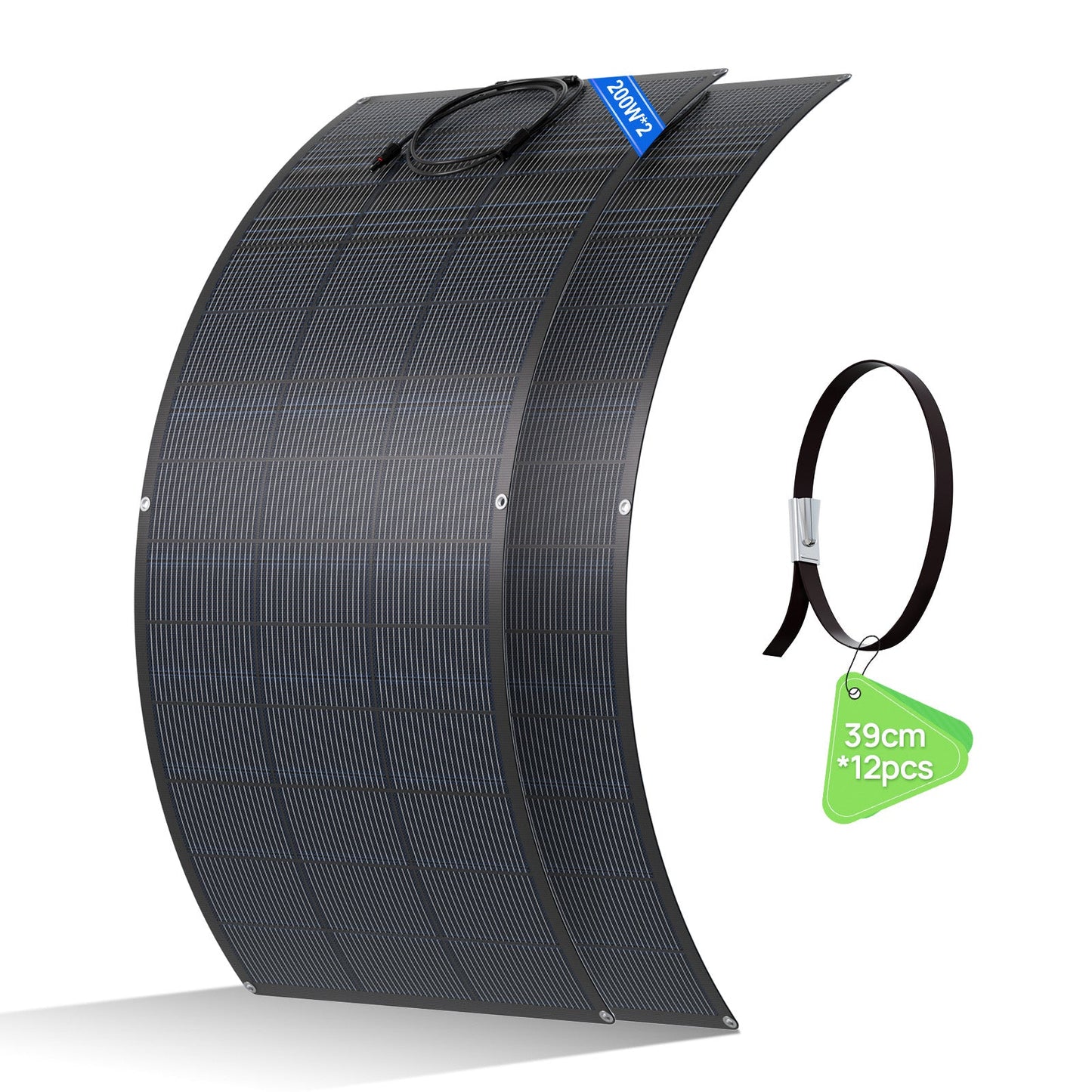 Eco-Worthy 200W Panneau solaire Mono Flexible - eco-worthy-fr