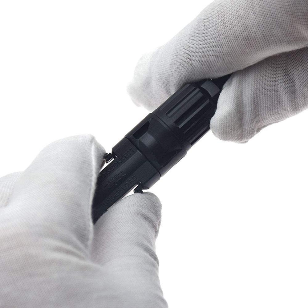 Fils de câbles d'extension solaires 12AWG 16.4FT avec connecteurs MC4 femelles et mâles