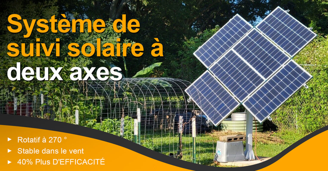 Types de trackers solaires et leurs avantages et inconvénients