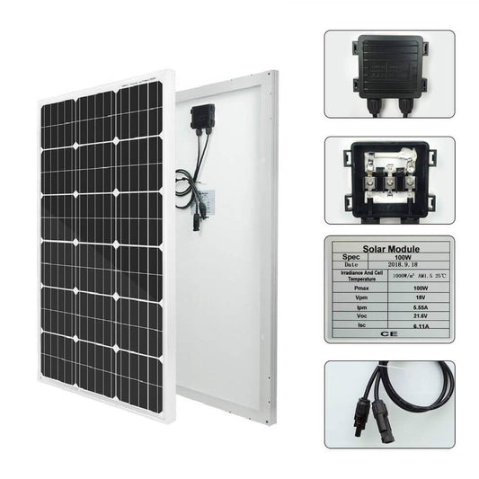 100W mono solar panel  Specification - eco-worthy-fr