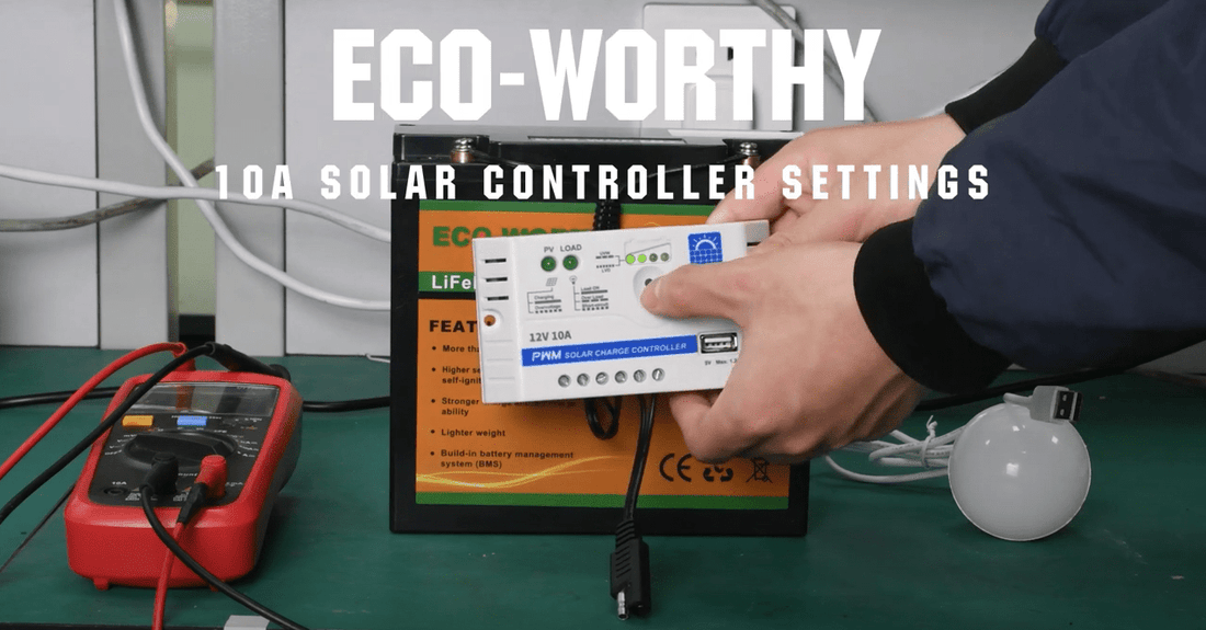 How to change the settings of Eco-worthy 12V 10A white PWM controller - eco-worthy-fr