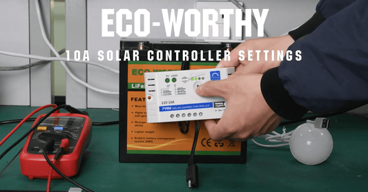 How to change the settings of Eco-worthy 12V 10A white PWM controller - eco-worthy-fr