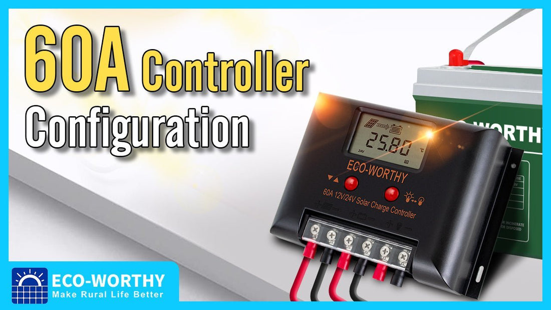 USING INSTRUCTIONS OF Eco-worthy 60A solar controller - eco-worthy-fr