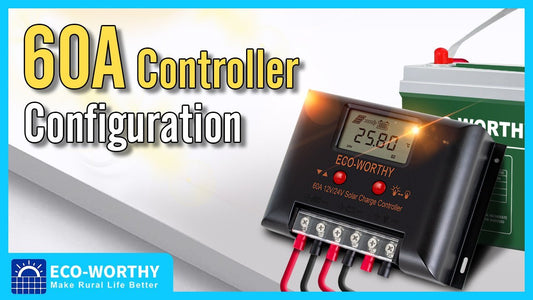 USING INSTRUCTIONS OF Eco-worthy 60A solar controller - eco-worthy-fr