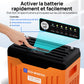 Batterie au lithium LiFePO4 12V100Ah Bluetooth et WIFI, Lumières LED SOC