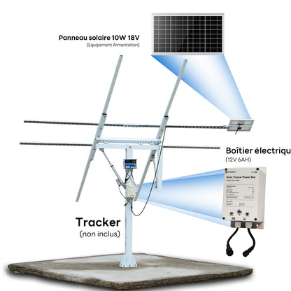 Système de support de suivi à deux axes