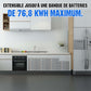 Kit Solaire MPPT Hors Réseau Complet ECO-WORTHY 48V 5160 W (12x 430W)