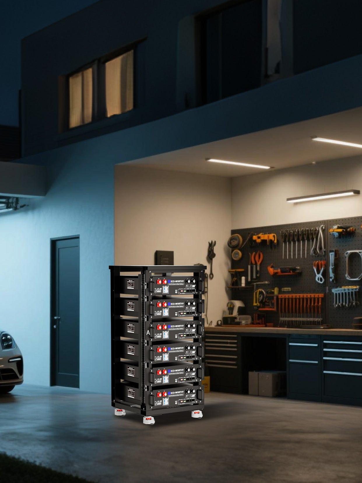 Eco-Worthy CUBIX100 Batterie LiFePO4 Rackable 48V 100Ah