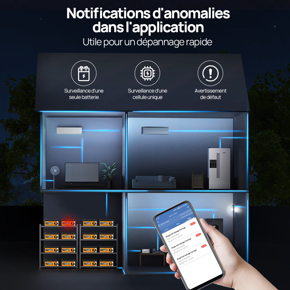 12V_280Ah_LiFePO4_Lithium_Batterie_mit_Bluetooth-Real-time detection of app