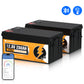 Eco-Worthy Batterie lithium 12V 280Ah Lifepo4 avec Bluetooth et Basse température