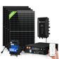 Kit Solaire Balcon 1720W avec Batterie LiFePO4 48V 100Ah et Hub 1600W | ECO-WORTHY