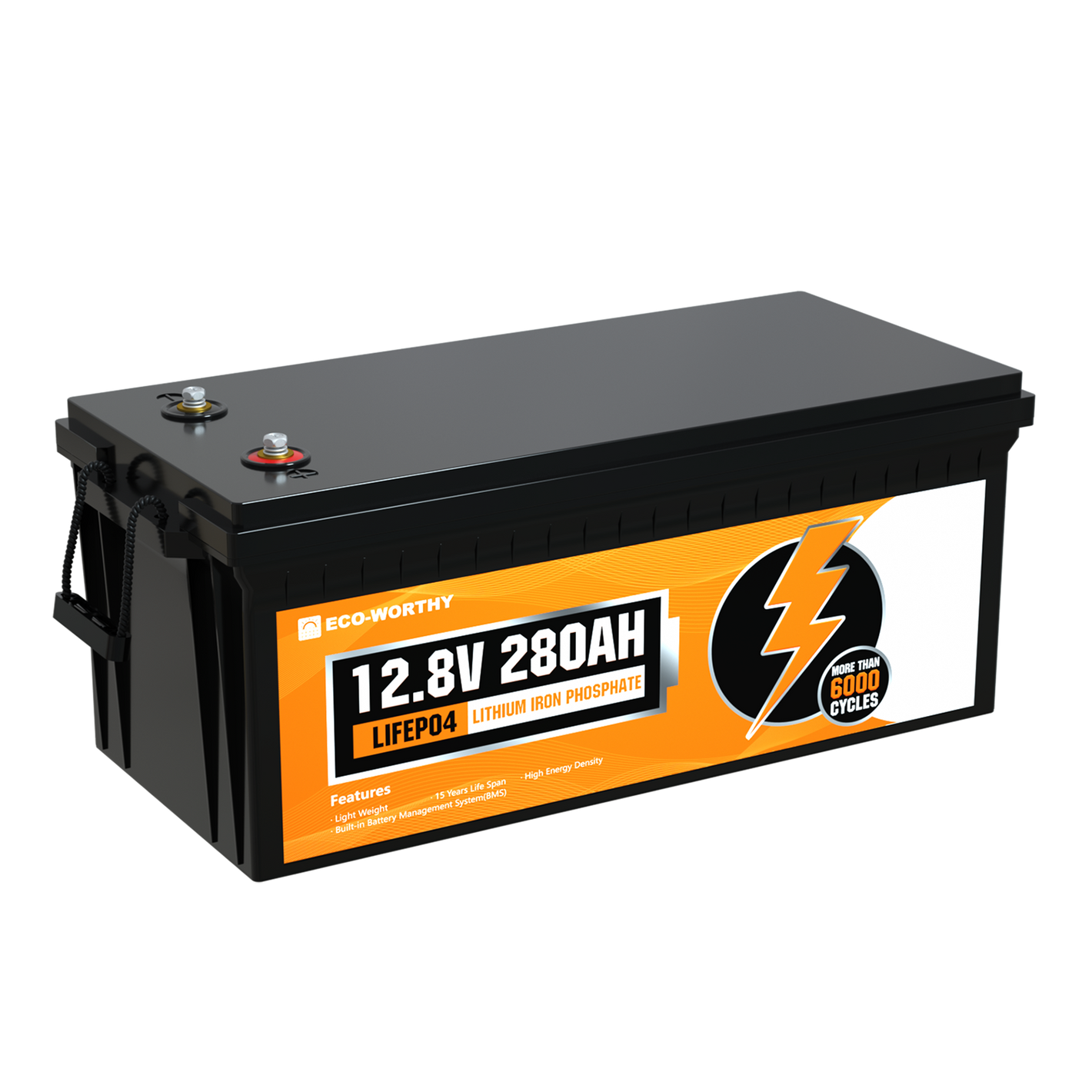 Batterie au lithium à cycle profond 12V 100AH ​​pour camping-car