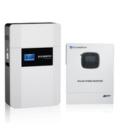 Eco-Worthy Batterie Murale LiFePO4 48V 100Ah avec Onduleur All-in-One 3000W – Kit Solaire Autonome ECO-WORTHY