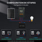 40A MPPT OLED Affichage Régulateur de Charge Solaire Régulateur 12V/24V Autoswitch