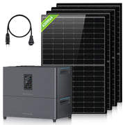 Eco-Worthy Kit Solaire Balcon 5120Wh | 4×430W + Stockage | Plug & Play