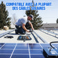 Kit d'outils de sertissage pour panneaux solaires, comprenant 10 paires de connecteurs et 2 clés.