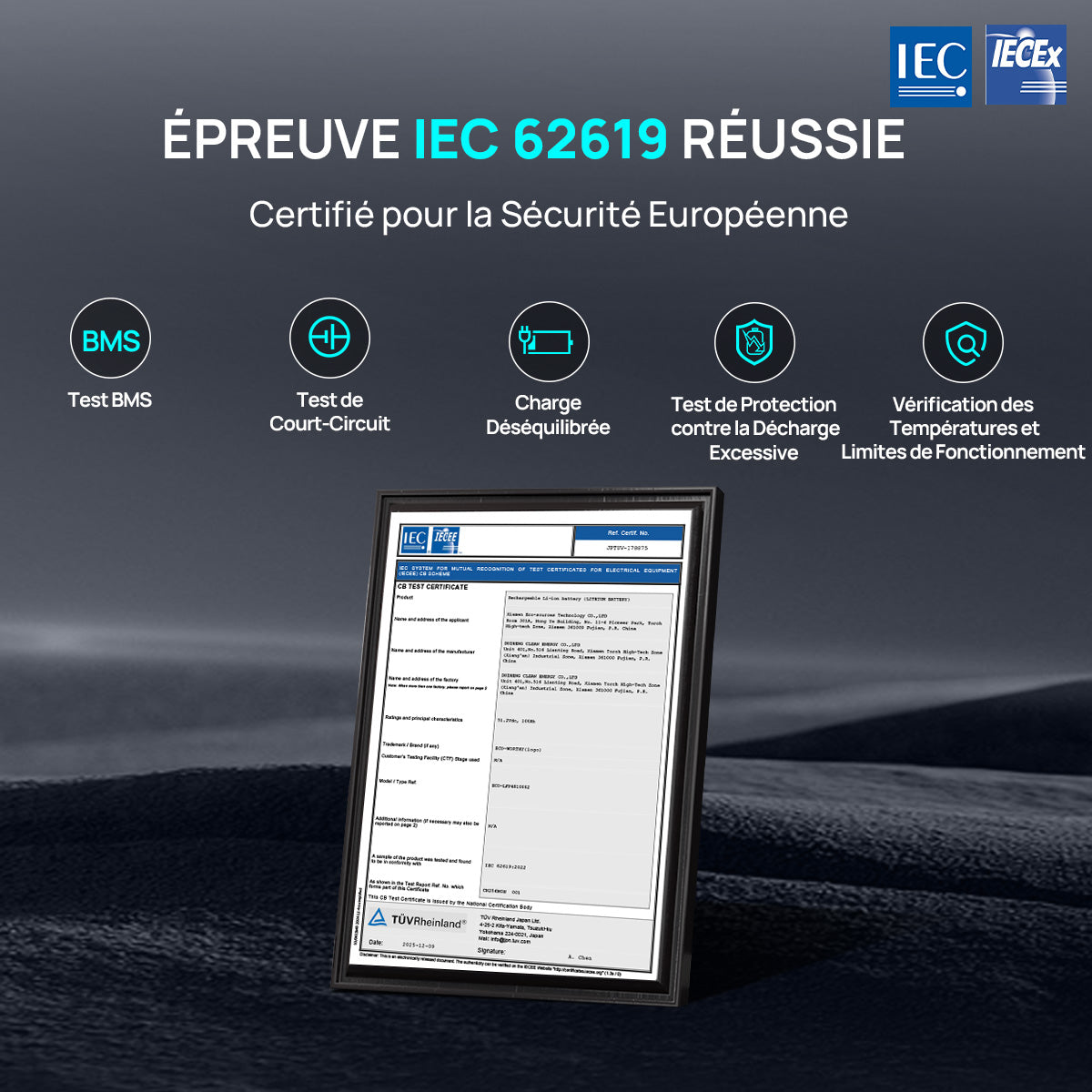ECO-WORTHY Cubix 100 | Batterie LiFePO4 rack 48 V 100 Ah | Bluetooth & WiFi | Garantie 10 ans