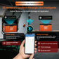 Eco-Worthy Batterie Lithium 12V 314Ah LiFePO4 Bluetooth Avec Indicateur LED (Données SOC et Niveau de Batterie)