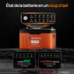 ECO-WORTHY Batterie Lithium  Lifepo4 12V 300Ah LiFePO4 Bluetooth avec Indicateur LED (Données SOC et niveau de batterie)