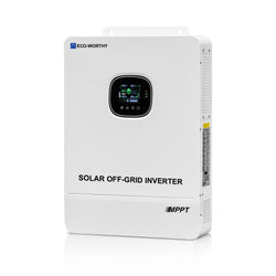 Eco-Worthy 10kW 48V Onduleur solaire hors réseau — Convertisseur 48V CC vers 230V CA — Entrée photovoltaïque 11 000W à 500V