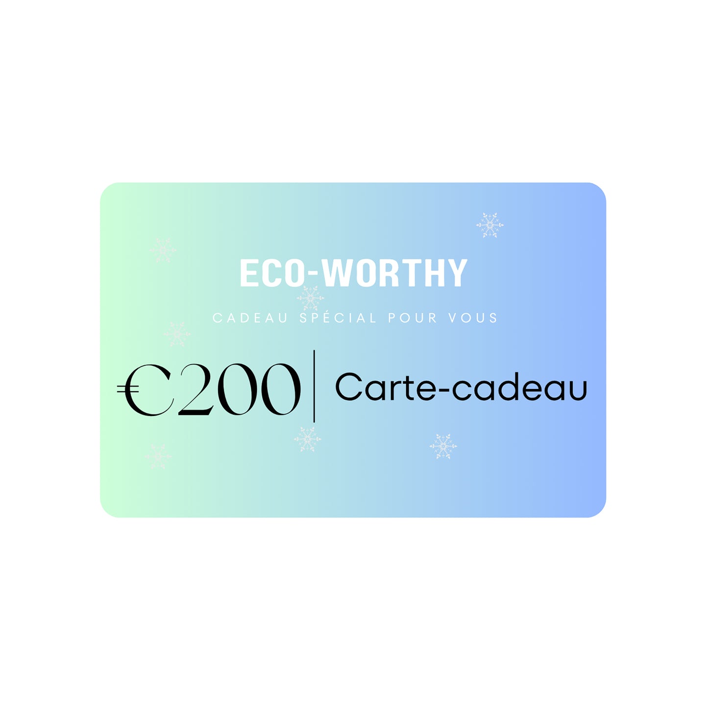 Carte Cadeau ECO-WORTHY