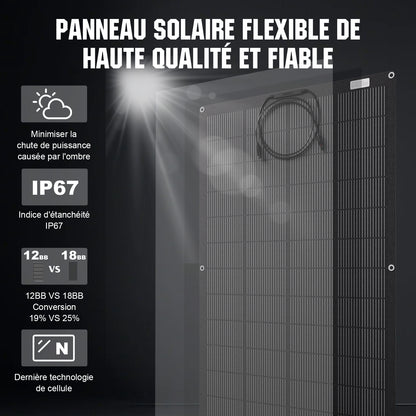 Eco-Worthy kit solaire hors réseau 400W 12V pour camping-car avec MPPT 40A