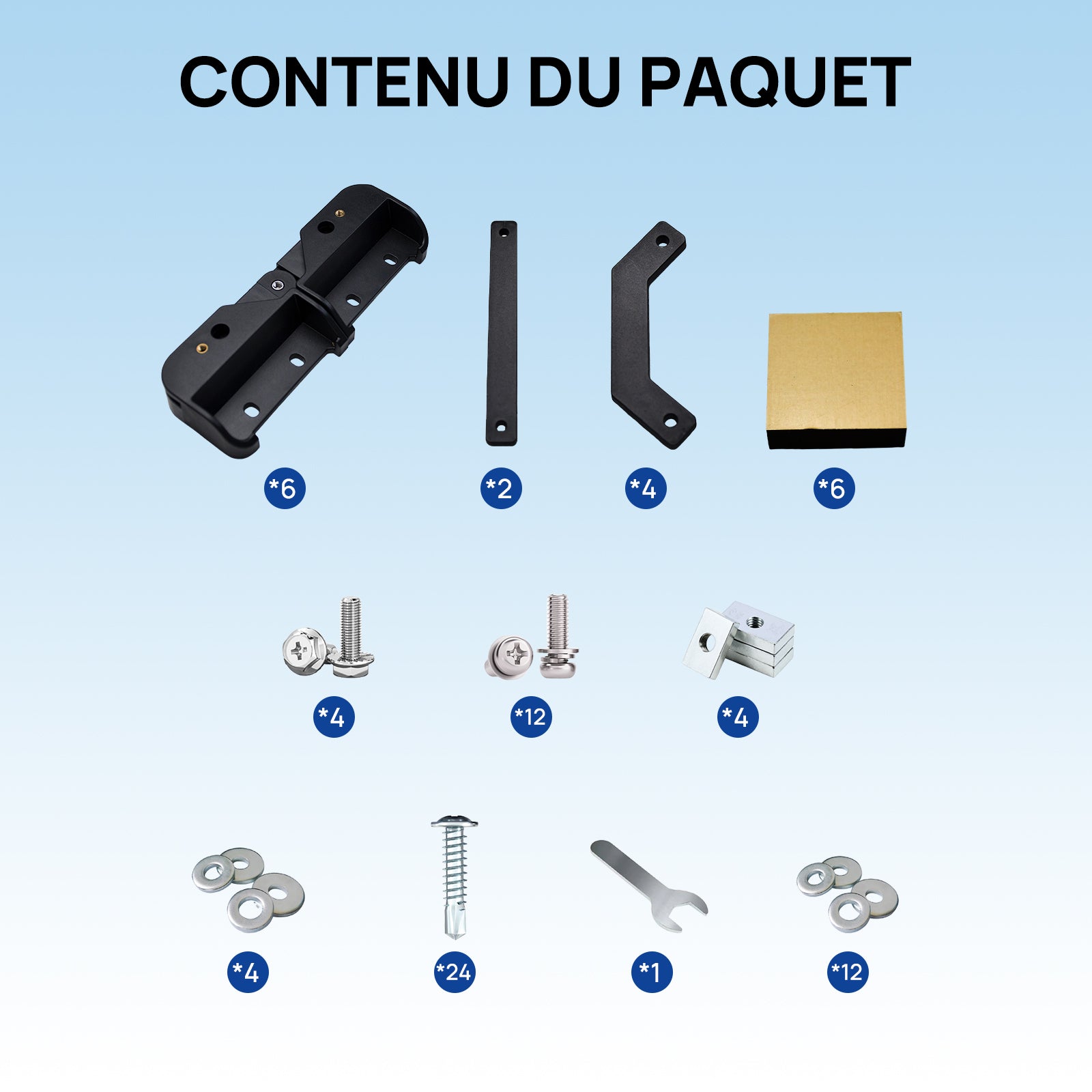 Supports de panneaux solaires Eco-worthy — intègrent une conception ventilée suspendue