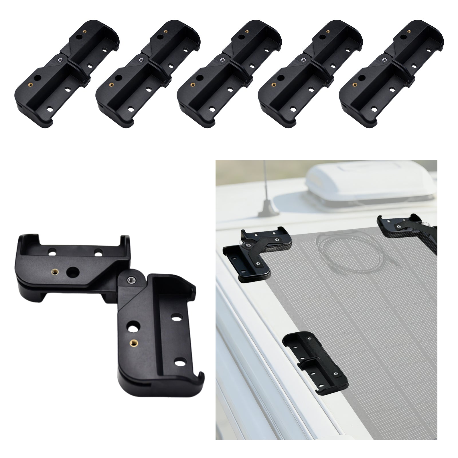 Supports de panneaux solaires Eco-worthy — intègrent une conception ventilée suspendue