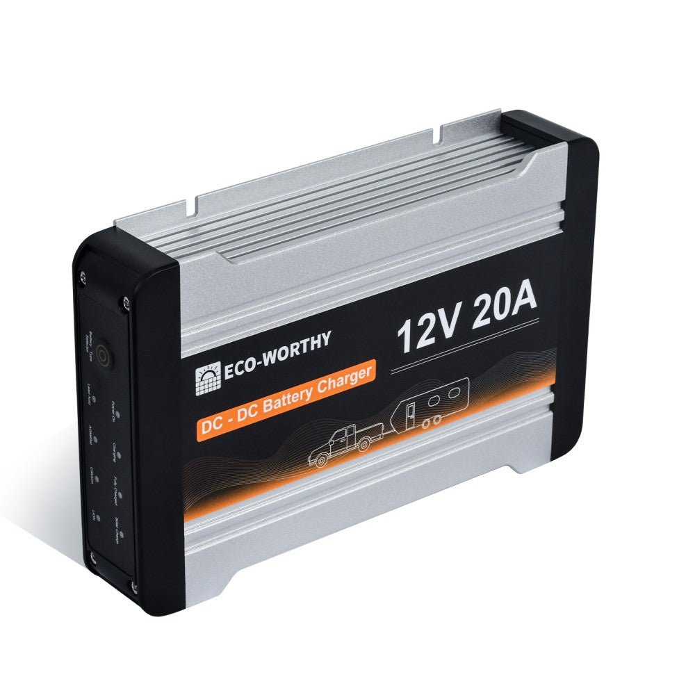 Chargeur de batterie DC 12V 20A & 40A MPPT DC à DC - eco-worthy-fr
