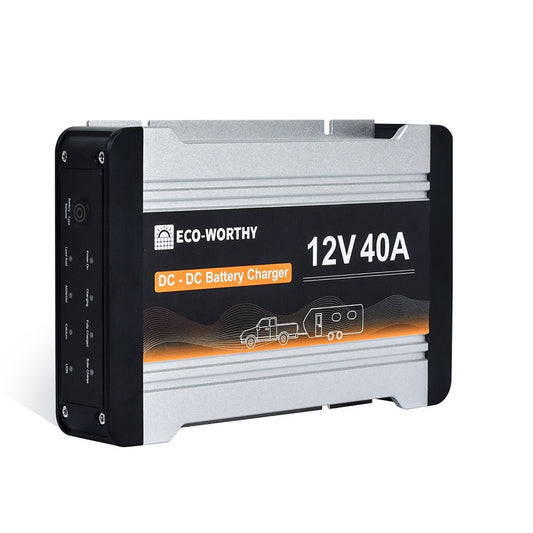 Chargeur de batterie DC 12V 20A & 40A MPPT DC à DC - eco-worthy-fr
