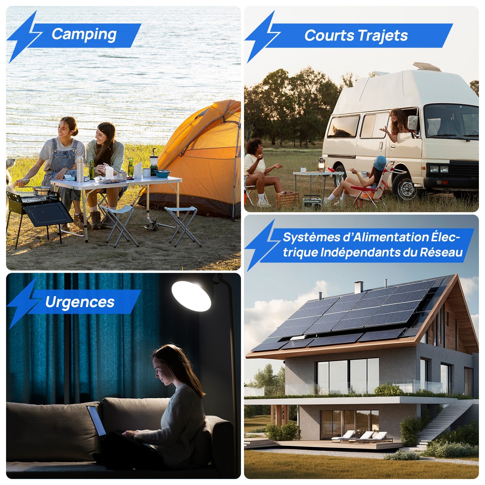 Chargeur ECO-WORTHY 14.6 V 25 A LiFePO4 avec convertisseur 600 W 12 V à 230 V, fonction UPS, pour batteries LiFePO4 à décharge profonde - eco-worthy-fr