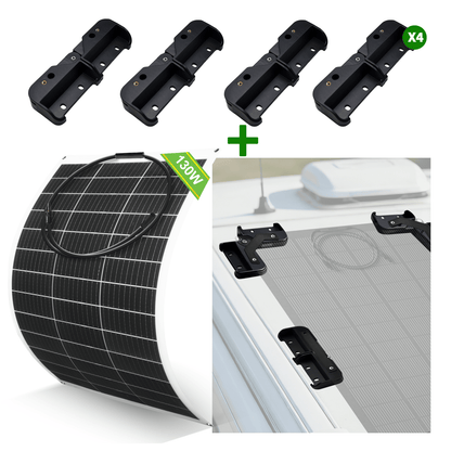 Eco-Worthy 130W 12V panneau solaire mono flexible - eco-worthy-fr
