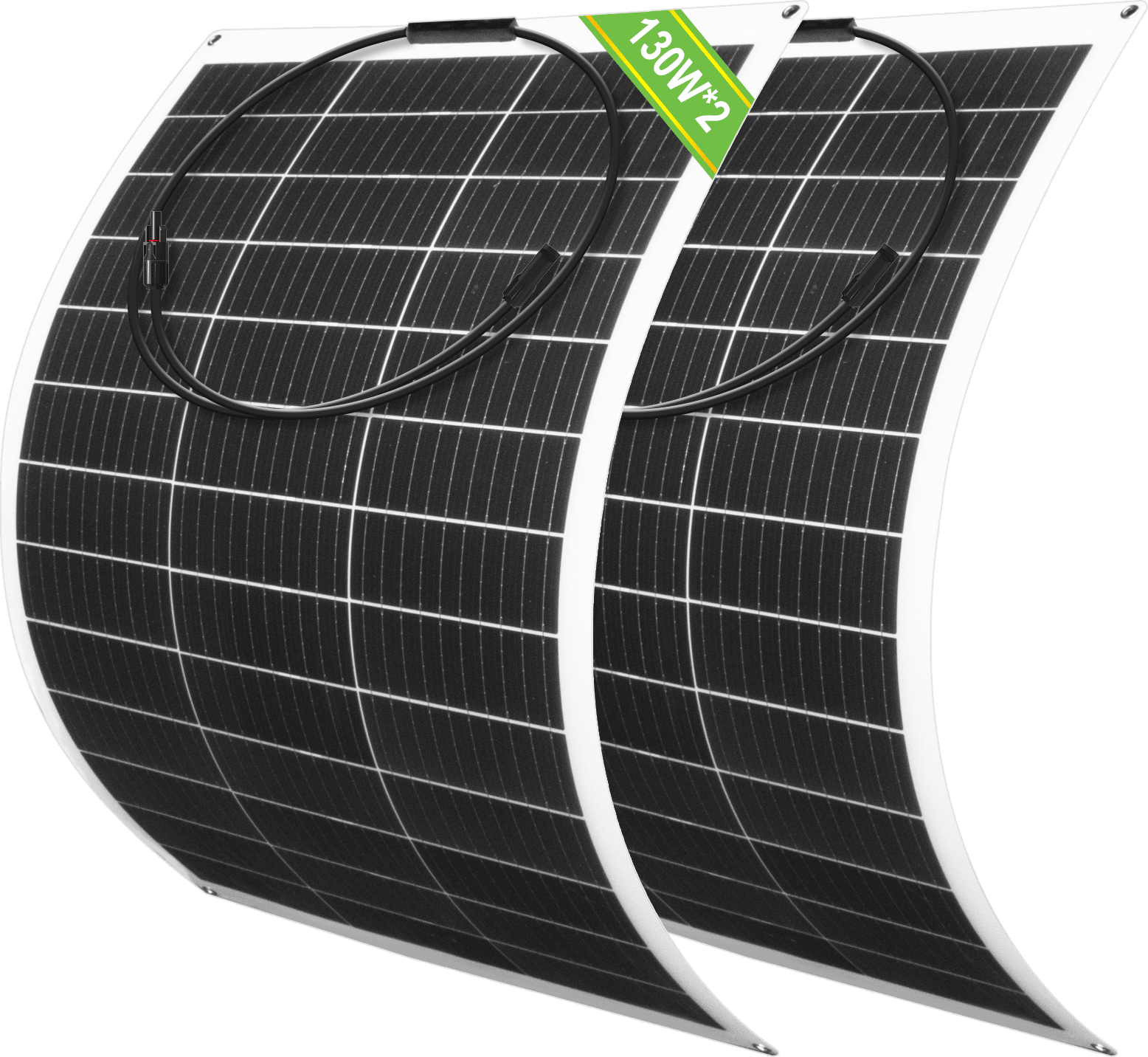 Eco-Worthy 130W 12V panneau solaire mono flexible - eco-worthy-fr
