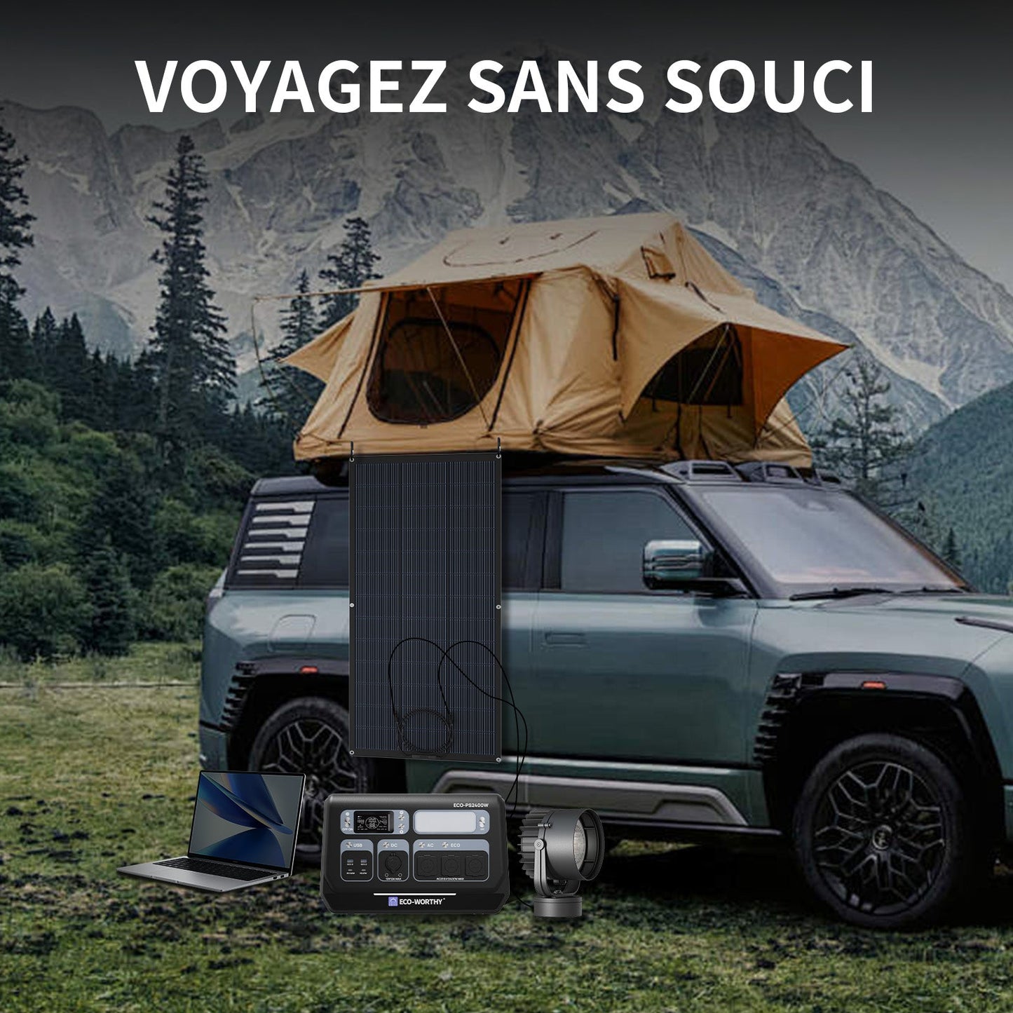 Eco-Worthy 200W Panneau solaire Mono Flexible - eco-worthy-fr