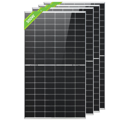 Eco-Worthy 500W Panneau Solaire Bifacial N-Type TOPCon monocristallin - eco-worthy-fr