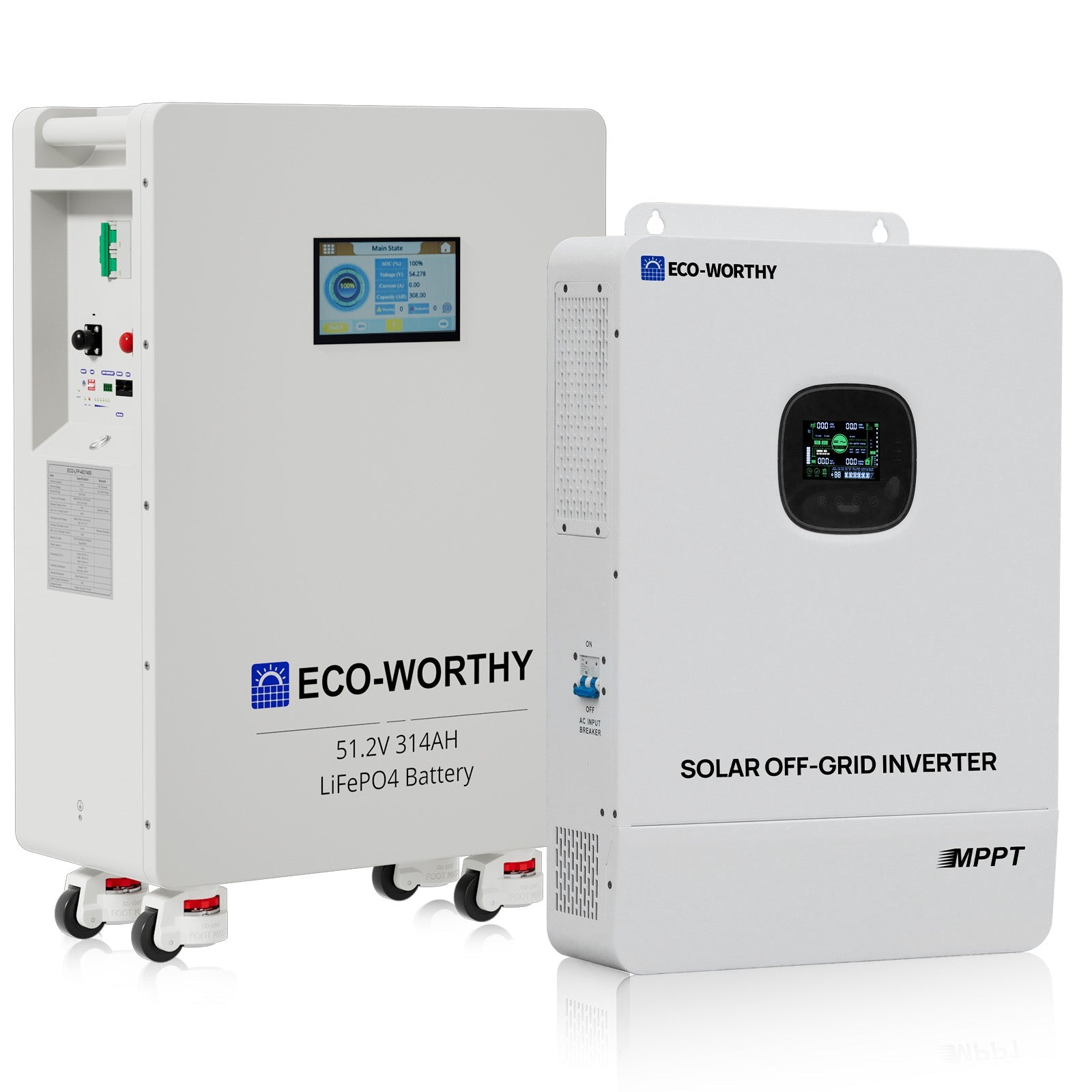 Eco-Worthy Batterie Lithium 48v 314ah | 16kWh Haute Capacité | Domestique Lifepo4 - eco-worthy-fr