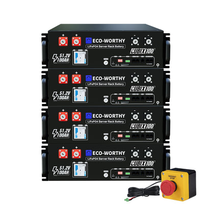 Eco-Worthy CUBIX100 Batterie LiFePO4 Rackable 48V 100Ah | IEC 62619 et Garantie 10 ans - eco-worthy-fr