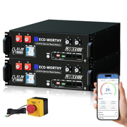 Eco-Worthy CUBIX100 Batterie LiFePO4 Rackable 48V 100Ah | IEC 62619 et Garantie 10 ans