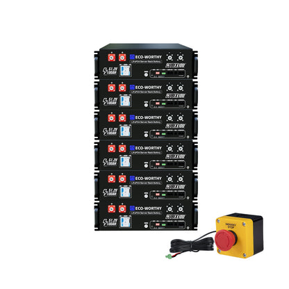 Eco-Worthy CUBIX100 Batterie LiFePO4 Rackable 48V 100Ah | IEC 62619 et Garantie 10 ans - eco-worthy-fr