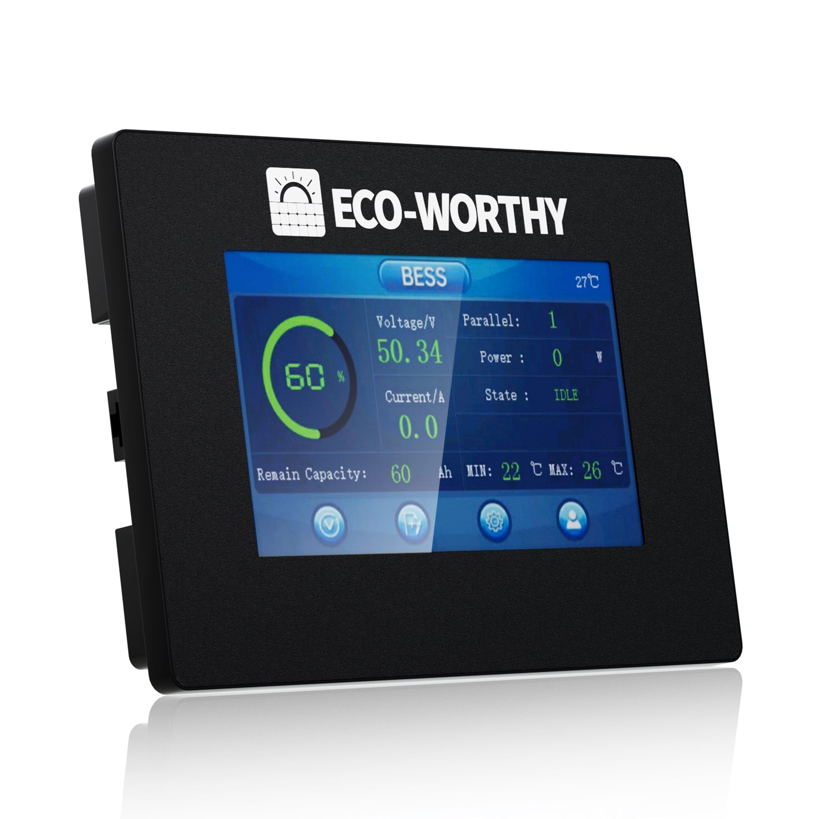 Eco-Worthy ESM100 — Moniteur pour Batterie Domestique Cubix100 & Batteries Murales - eco-worthy-fr