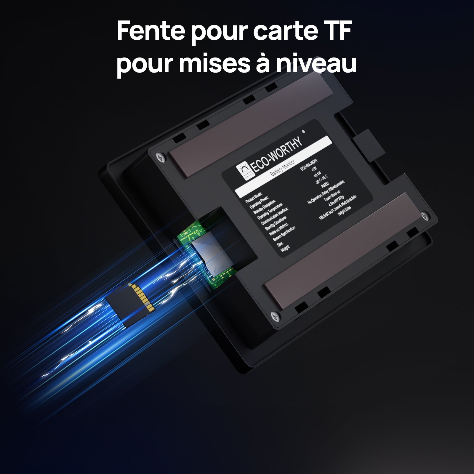 Eco-Worthy ESM100 — Moniteur pour Batterie Domestique Cubix100 & Batteries Murales - eco-worthy-fr