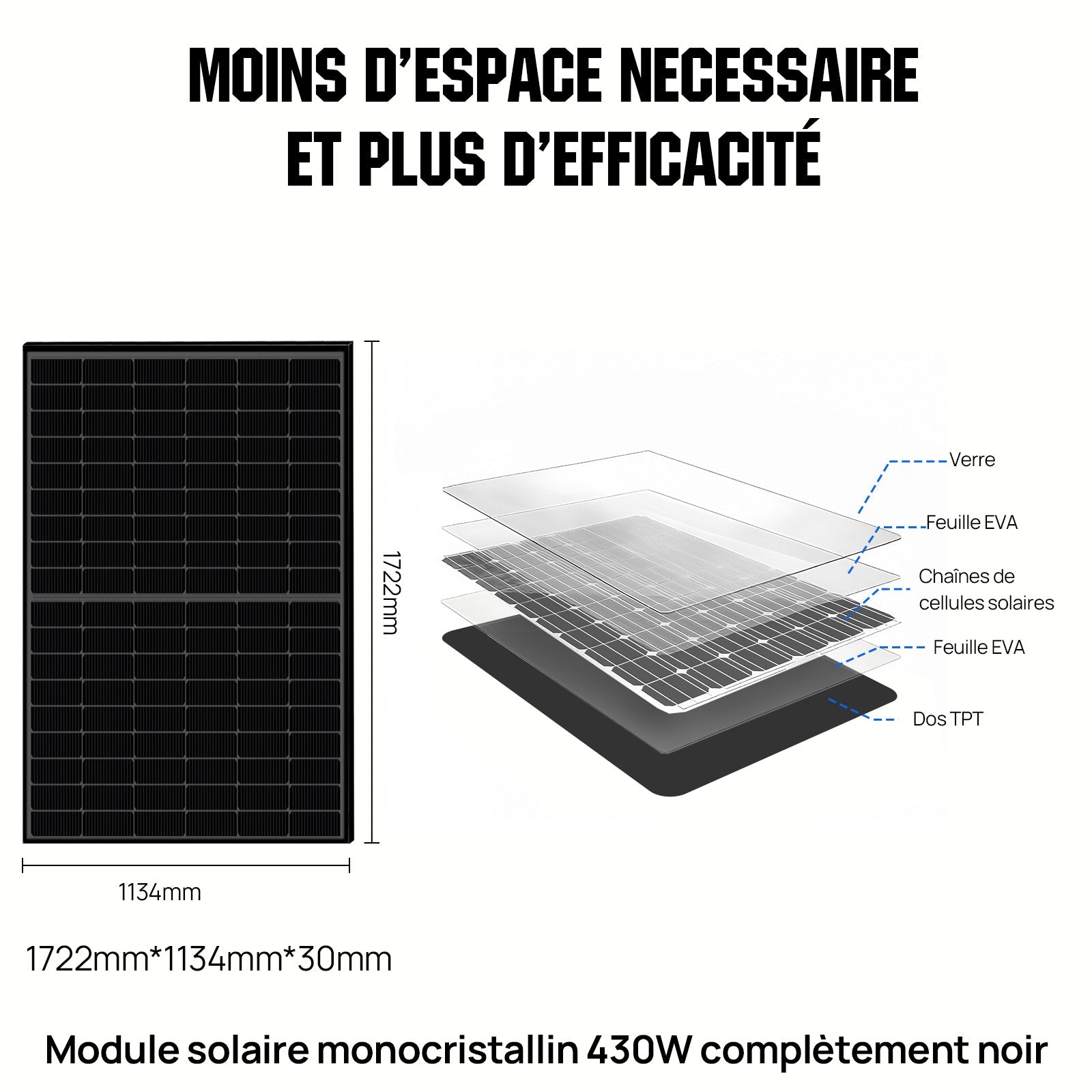 Eco-Worthy Kit solaire autoconsommation 2580W - 10,24kwh batterie - Onduleur 5000W - eco-worthy-fr