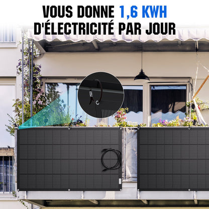 Eco-Worthy kit solaire hors réseau 400W 12V pour camping-car avec MPPT 40A - eco-worthy-fr