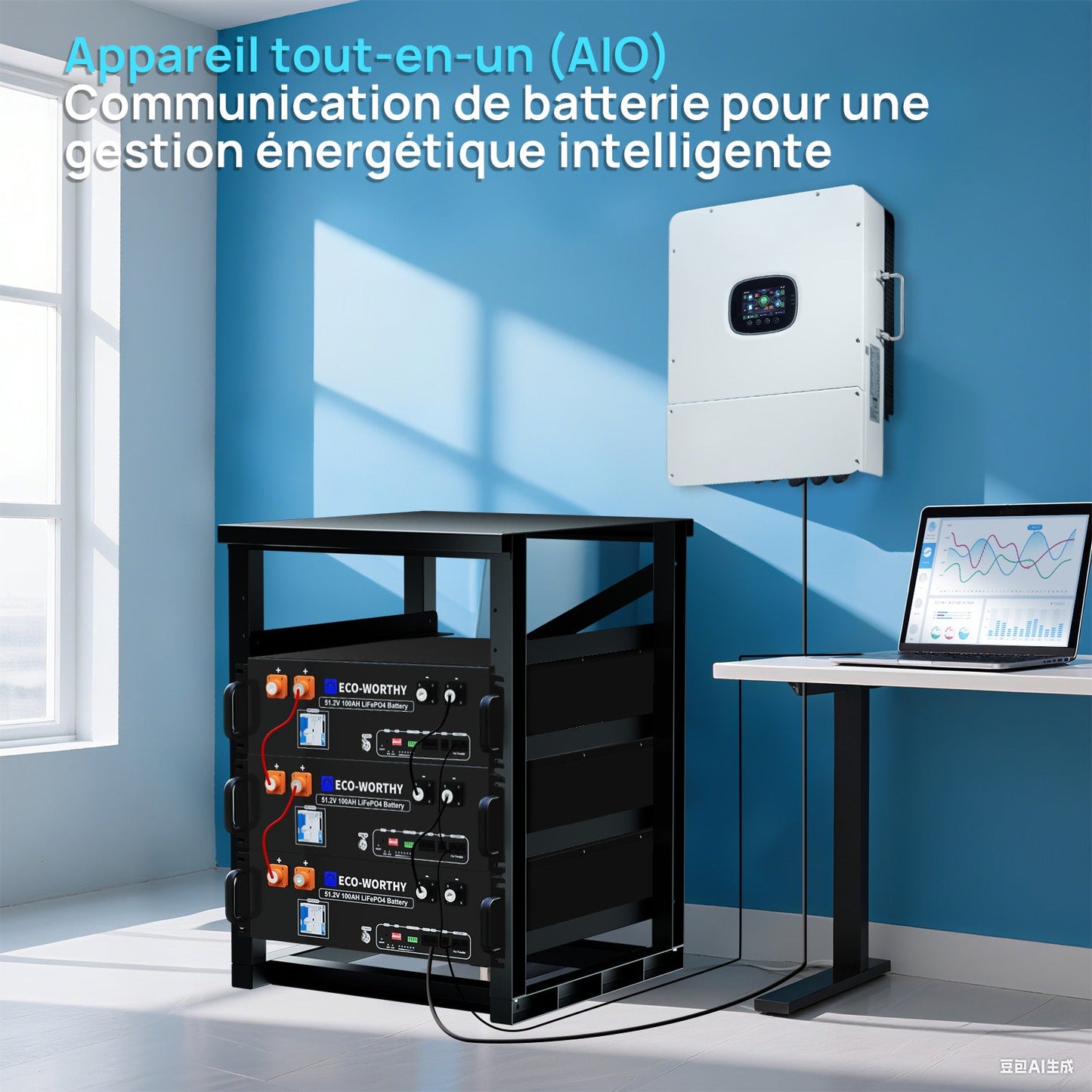 Eco-Worthy Kit Solaire Hors Réseau Complet 48V 10kW (24 x 430W) - eco-worthy-fr