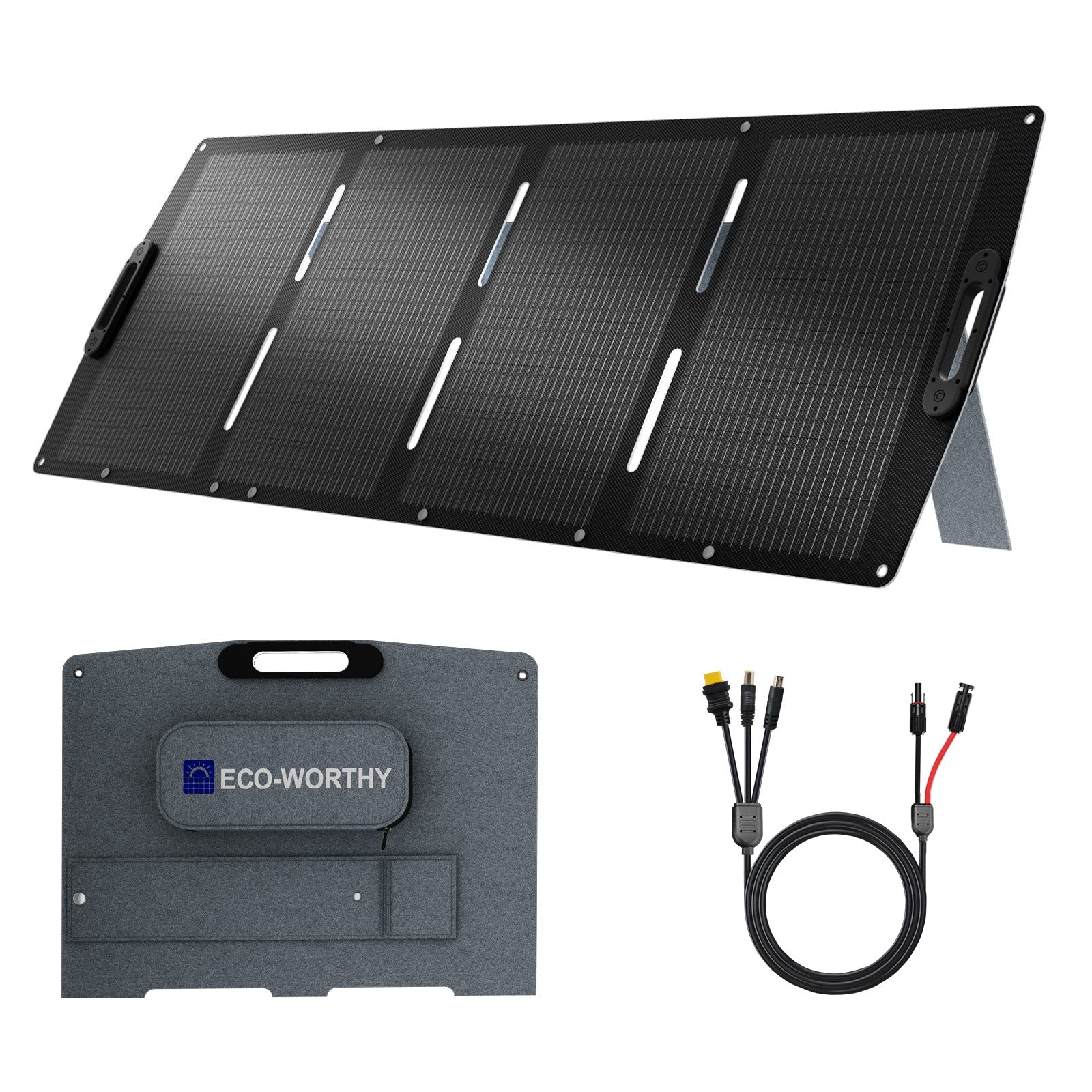 Eco-Worthy Panneau solaire portable 200W Pour Camping-car - eco-worthy-fr