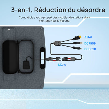 Eco-Worthy Panneau solaire portable 200W Pour Camping-car - eco-worthy-fr
