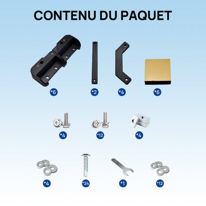 Eco-Worthy Supports de panneaux solaires — intègrent une conception ventilée suspendue - eco-worthy-fr