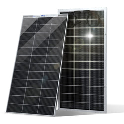 Eco-Worthy Panneau solaire monocristallin bifacial 195W 12V