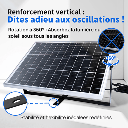 Kit de chargeur d'entretien pour panneau solaire monocristallin 25W 12V - eco-worthy-fr